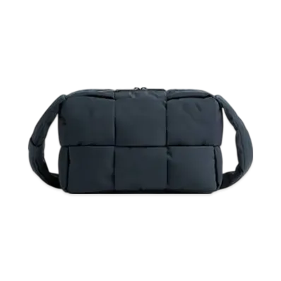 Bottega Veneta Medium Arco Padded Camera Bag "Shadow"