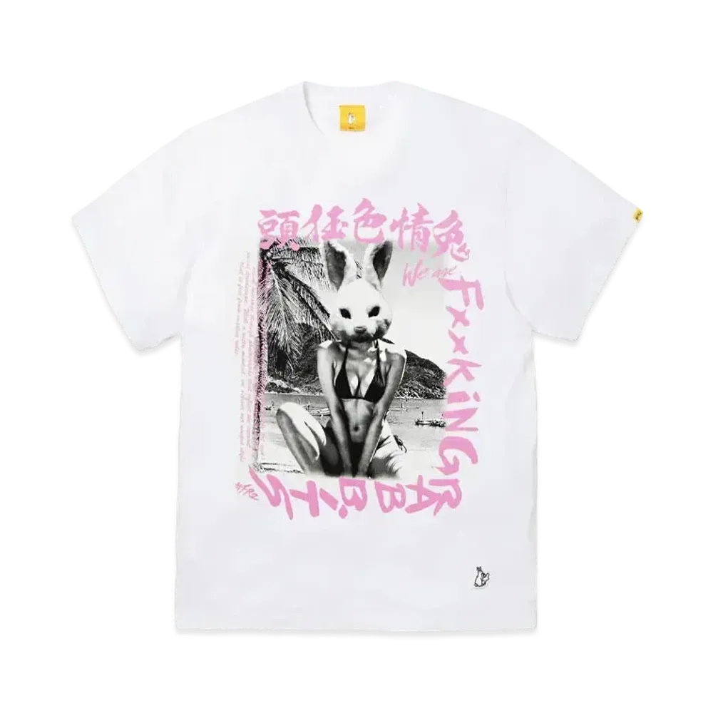 FR2 We are Fxxking Rabbits T-shirt "White"