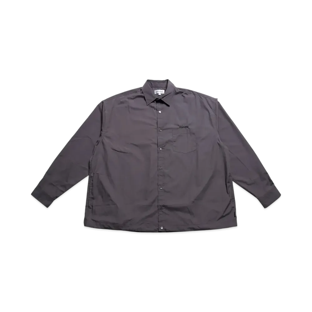ALOUND Oversized Widebox Shirts "Charcoal"
