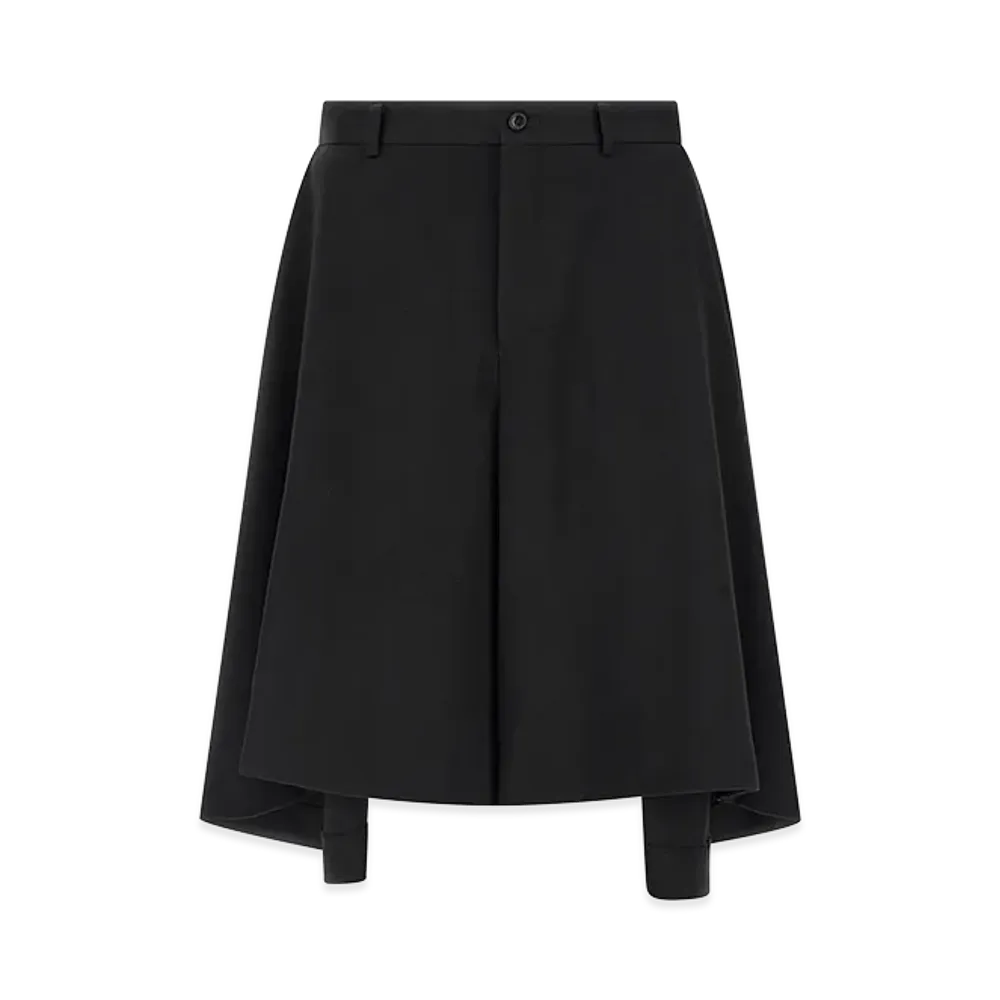 COMME des GARCONS HOMME Extra Loose Leg Bermuda Shorts "Black"