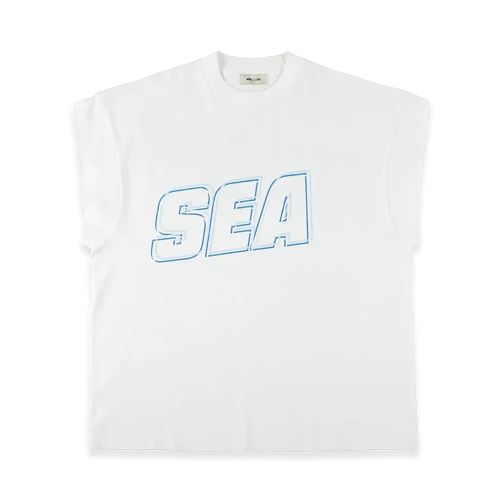 WIND AND SEA Sea Alive Cut Off Tee "White"