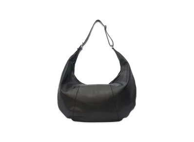 YOKE Calf Leather Shoulder Bag Large "Black"