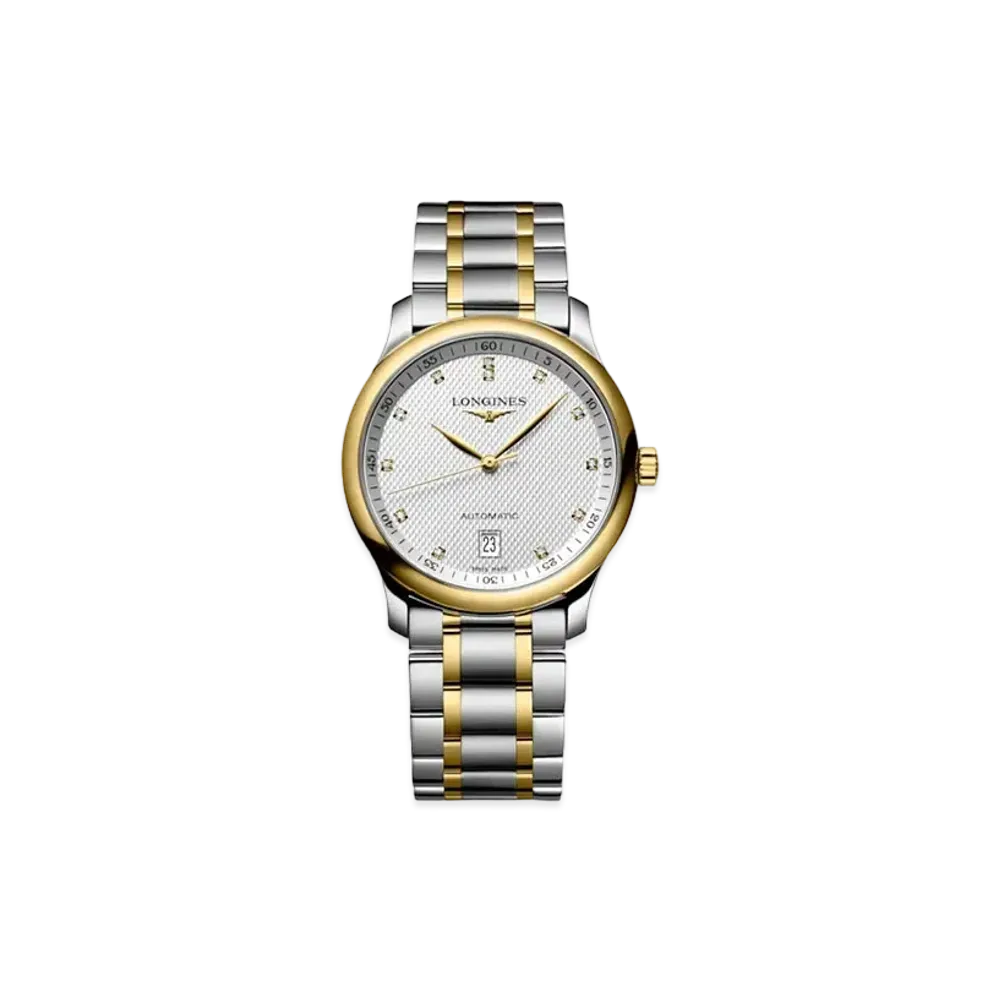 Longines Master Collection 38.50mm "Silver Barleycorn/Stainless Steel/Yellow Gold" L2.628.5.77.7