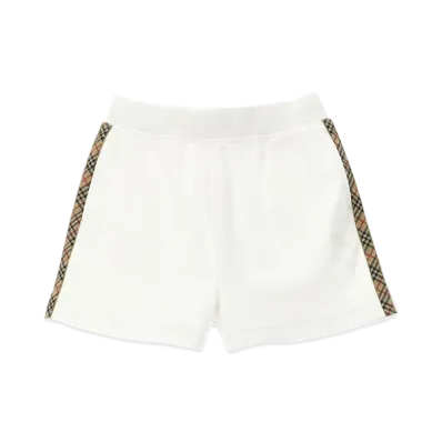 Burberry Kids Caterina Bermuda Shorts "White"