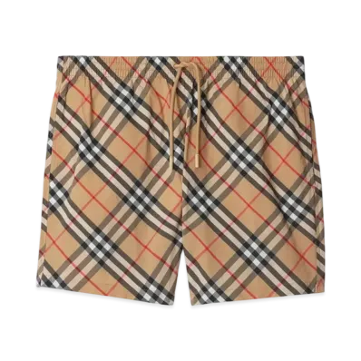 Burberry Check Swim Shorts "Sand"
