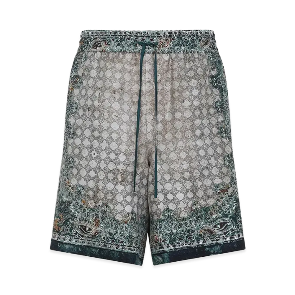 AMIRI Printed Silk Bermuda Shorts "Multicolor"