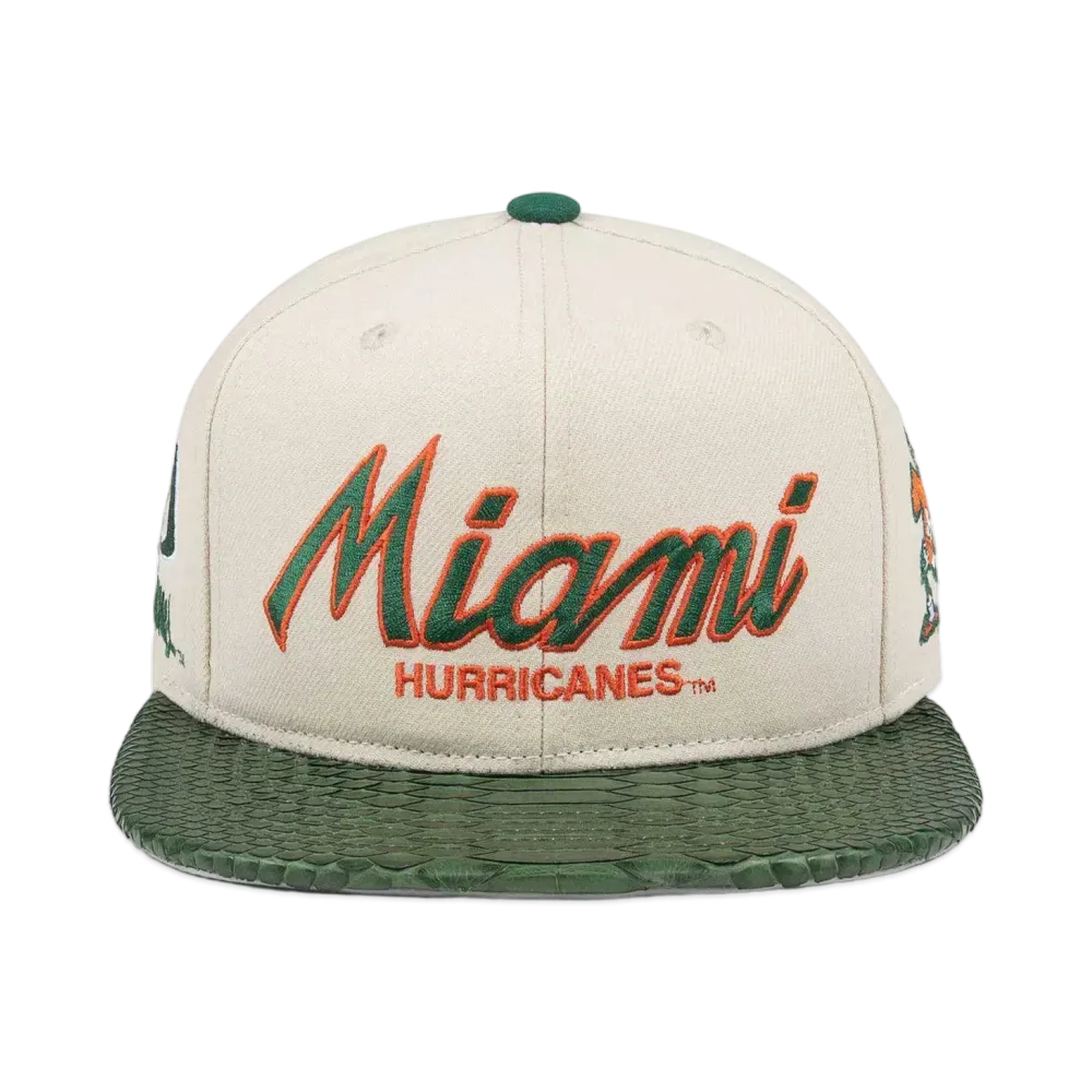 Just Don Miami Hurricanes Cap "Ivory"