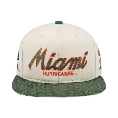 Just Don Miami Hurricanes Cap "Ivory"