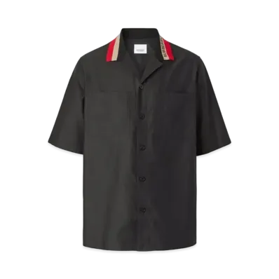 Burberry Short Sleeve Logo Detail Shirt "Black"