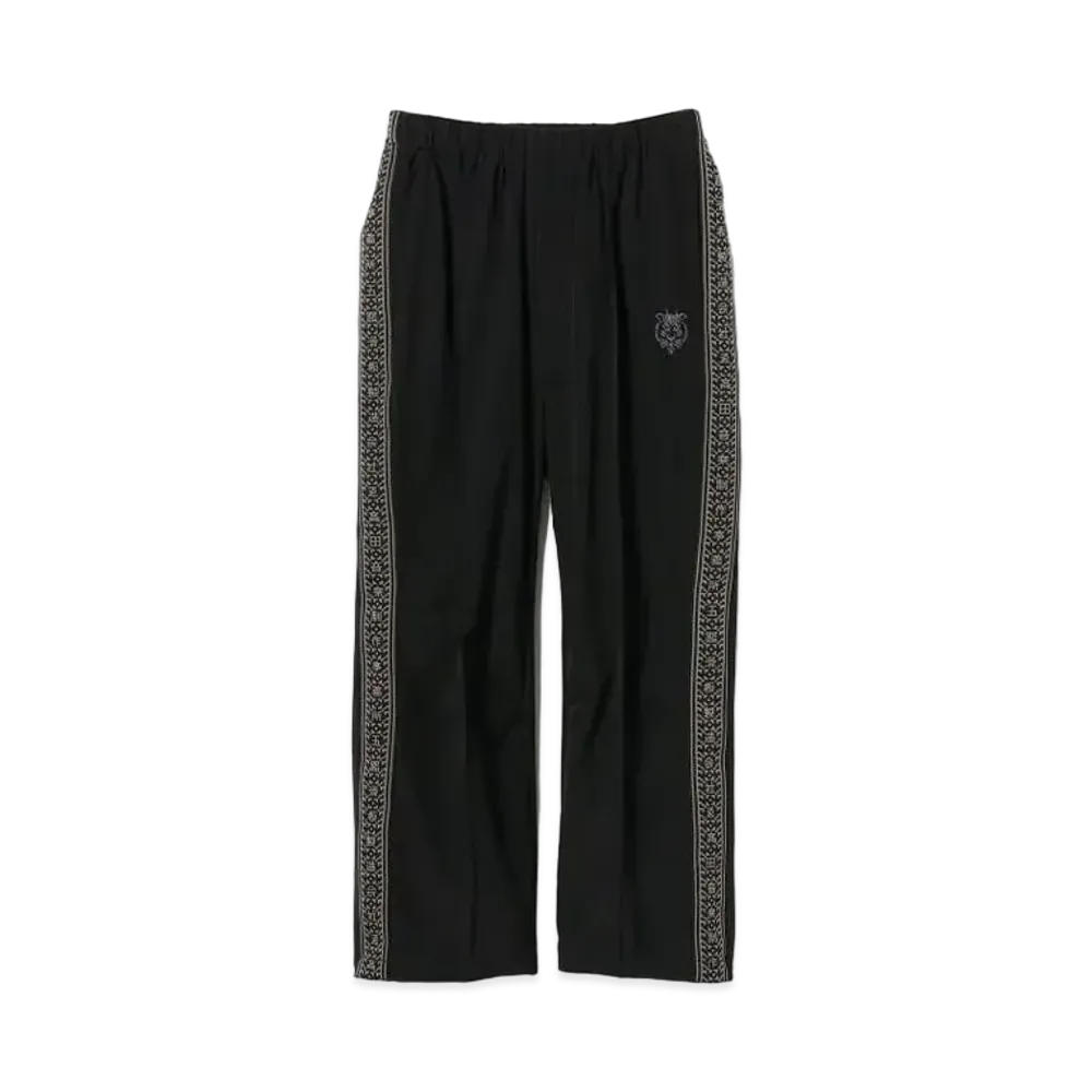 BEAMS T Evisen Skateboards x Takadaongakuseisakujimusho / Tora Evi Kungfu Pants "Black"