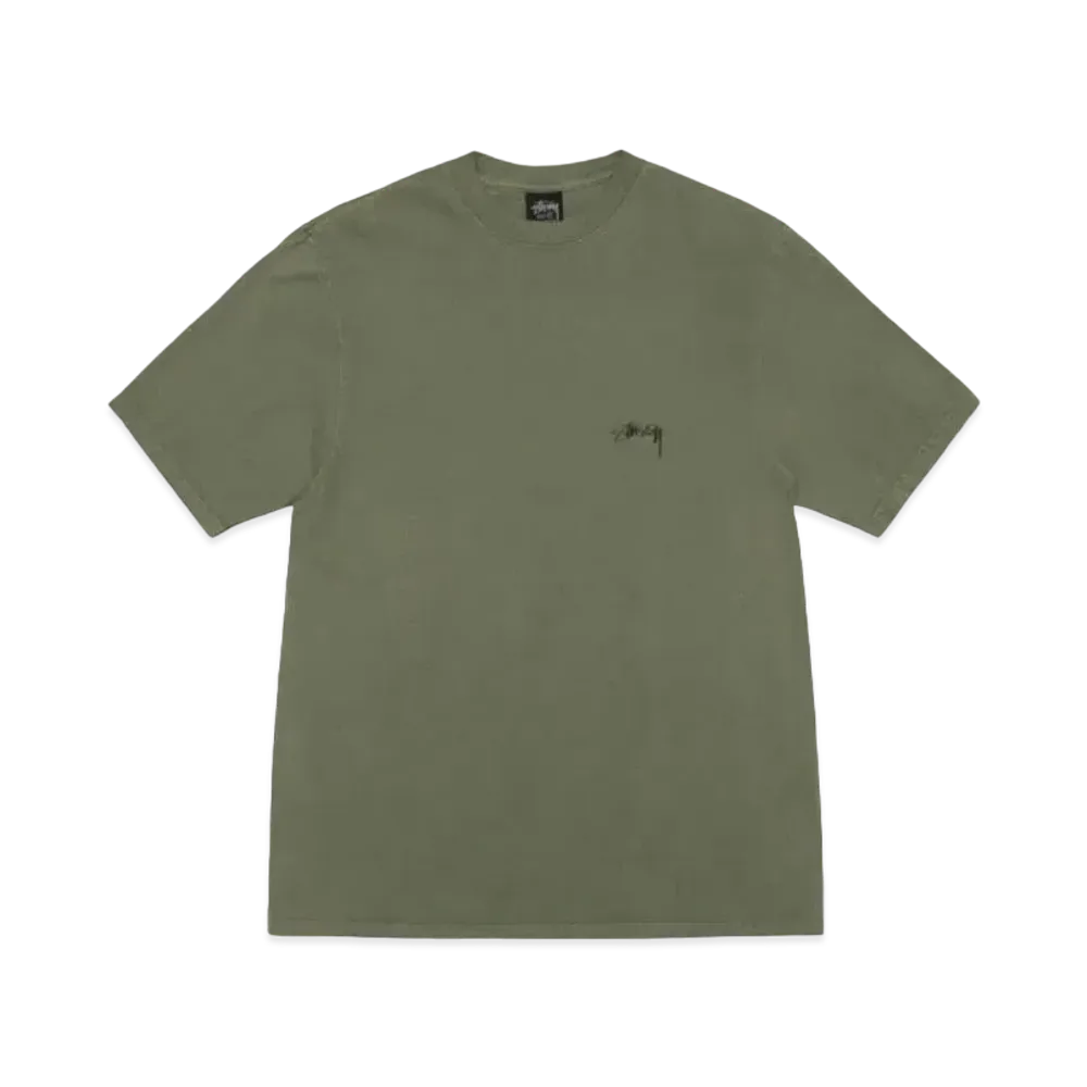 Stussy Smooth Stock Pigment Dyed T-Shirt "Olive"