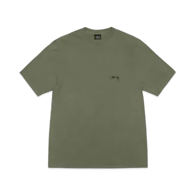 Stussy Smooth Stock Pigment Dyed T-Shirt "Olive"