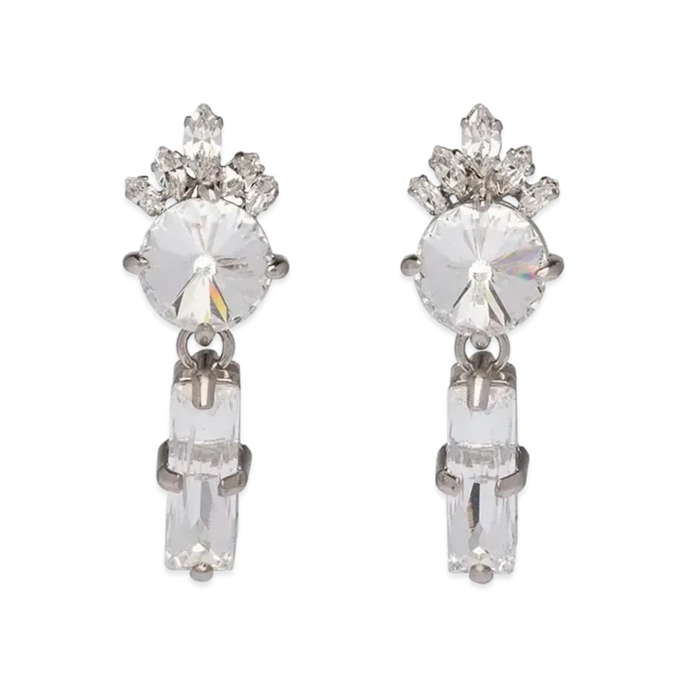 MIU MIU Crystal Jewel Earrings "Crystal"
