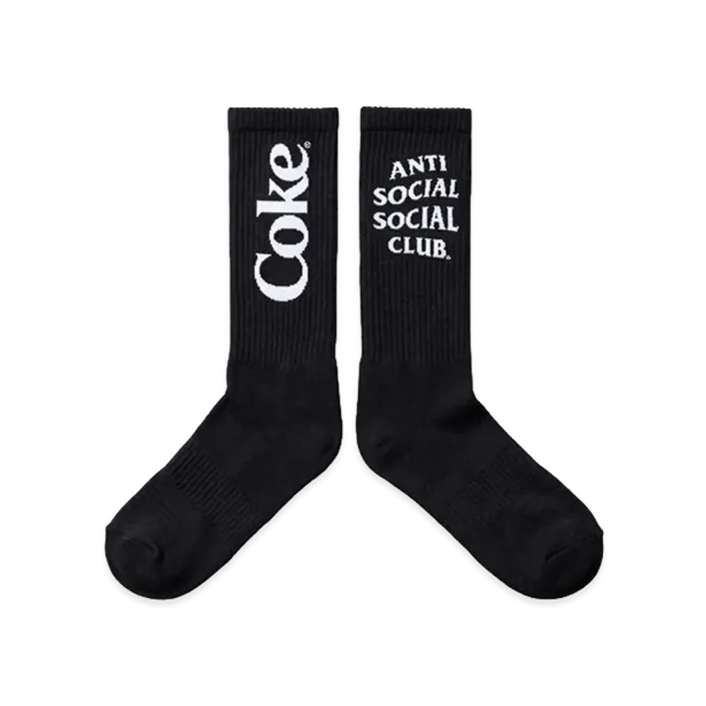 ANTI SOCIAL SOCIAL CLUB x Coca-Cola Coke Socks "Black"