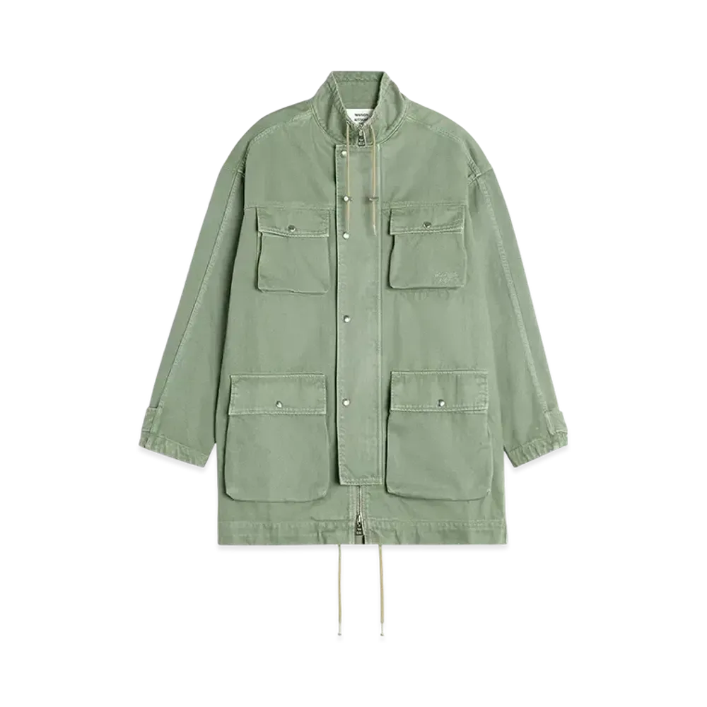 Maison Kitsune Cotton Parka "Turf Green"