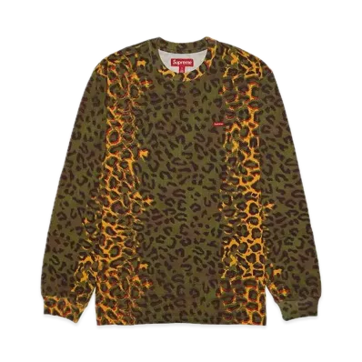 Supreme Small Box L/S Tee "Cheetah" (24FW)