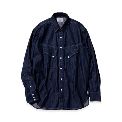 Unlikely Dress Cowboy Shirts "Indigo"