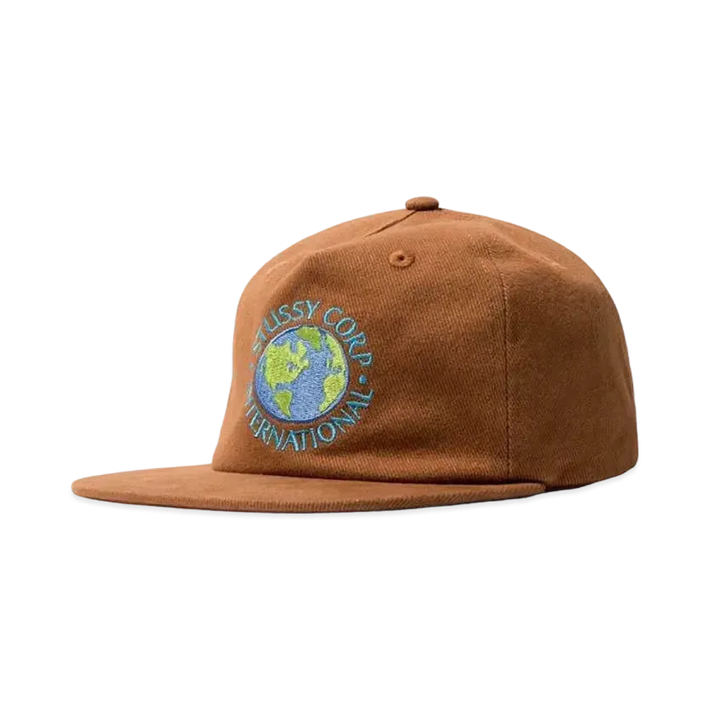 Stussy UTOPIA STRAPBACK CAP "Brown"