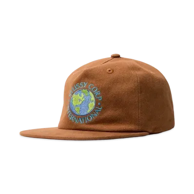 Stussy UTOPIA STRAPBACK CAP "Brown"