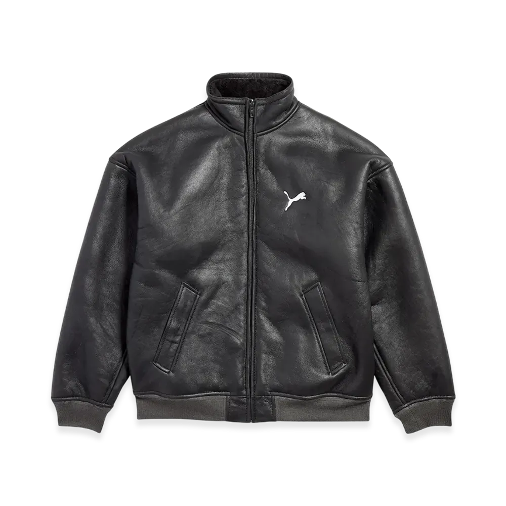 BALENCIAGA x Puma Leather Jacket "Black"