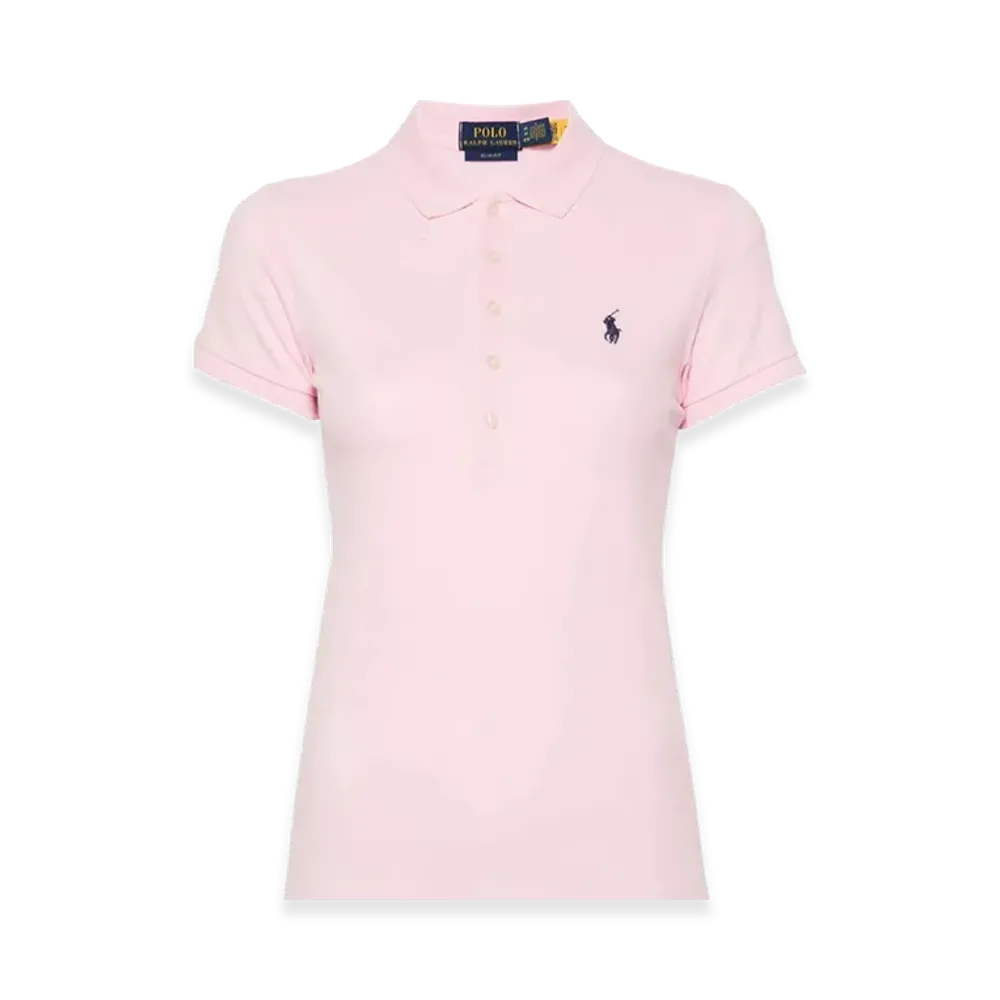 Polo Ralph Lauren Women's Cotton Logo Polo Shirt "Pink"