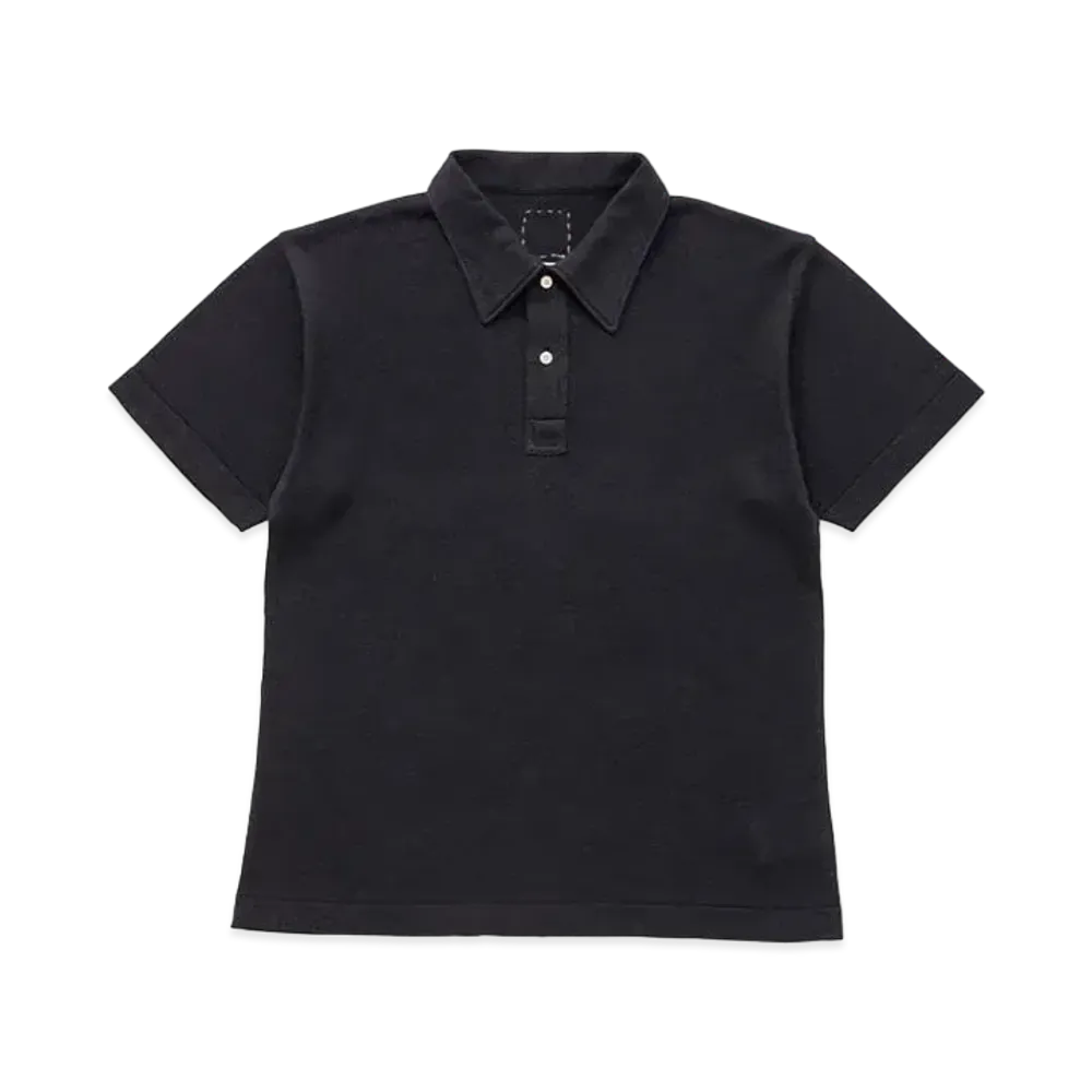 visvim Polo Shirt Knit S/S (SIc) "Black"