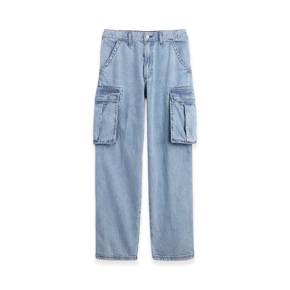 Gap x Sean Wotherspoon Railroad Cargo Baggy Denim "Blue Railroad Stripe"