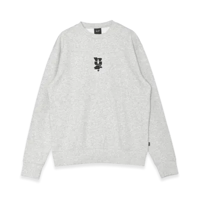 HUF Set Megablast Crewneck "Ash"