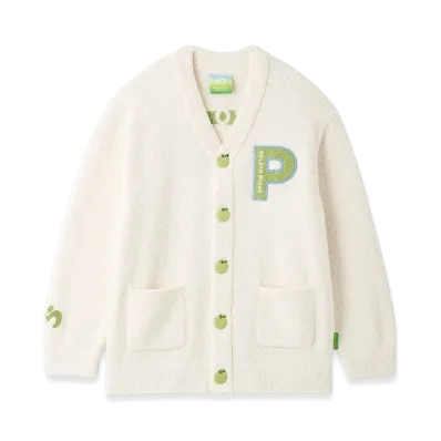 GELATO PIQUE x Mrs. GREEN APPLE Powder Jacquard Cardigan "Off White"