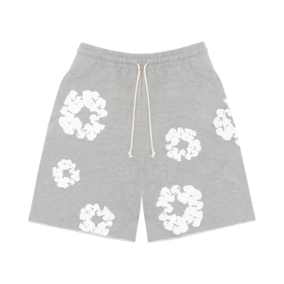 DENIM TEARS The Cotton Wreath Shorts "Grey"