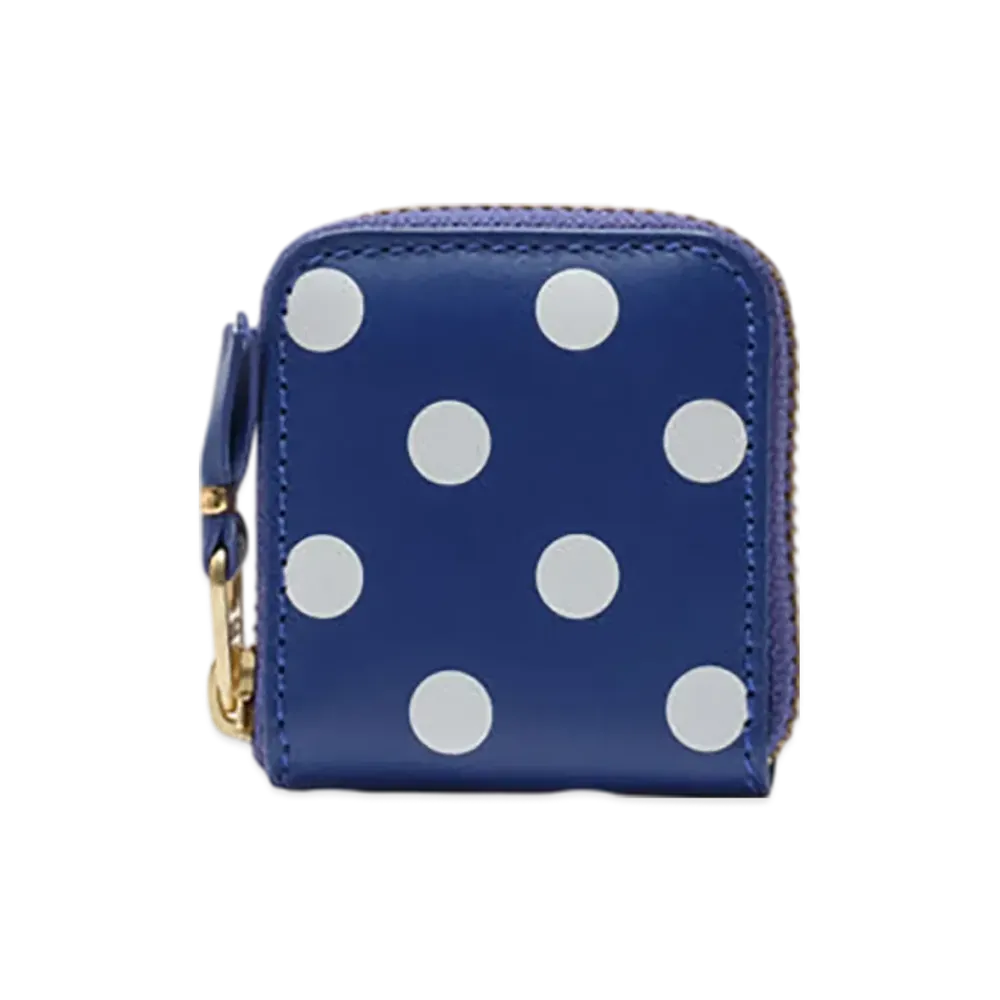 COMME des GARCONS Wallet Dots Printed "Navy"