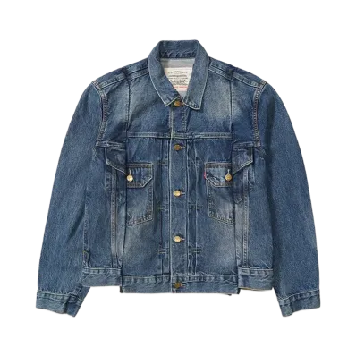 sacai x Levi's Men's Denim Jacket "Blue" 25-03708M / 0035I-0002