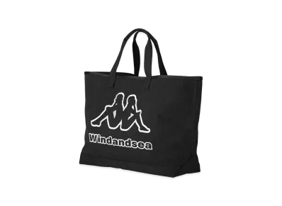 WIND AND SEA x KAPPA Tote Bag "Black"