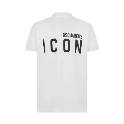 Dsquared2 Icon Tennis Fit Polo Shirt "White"