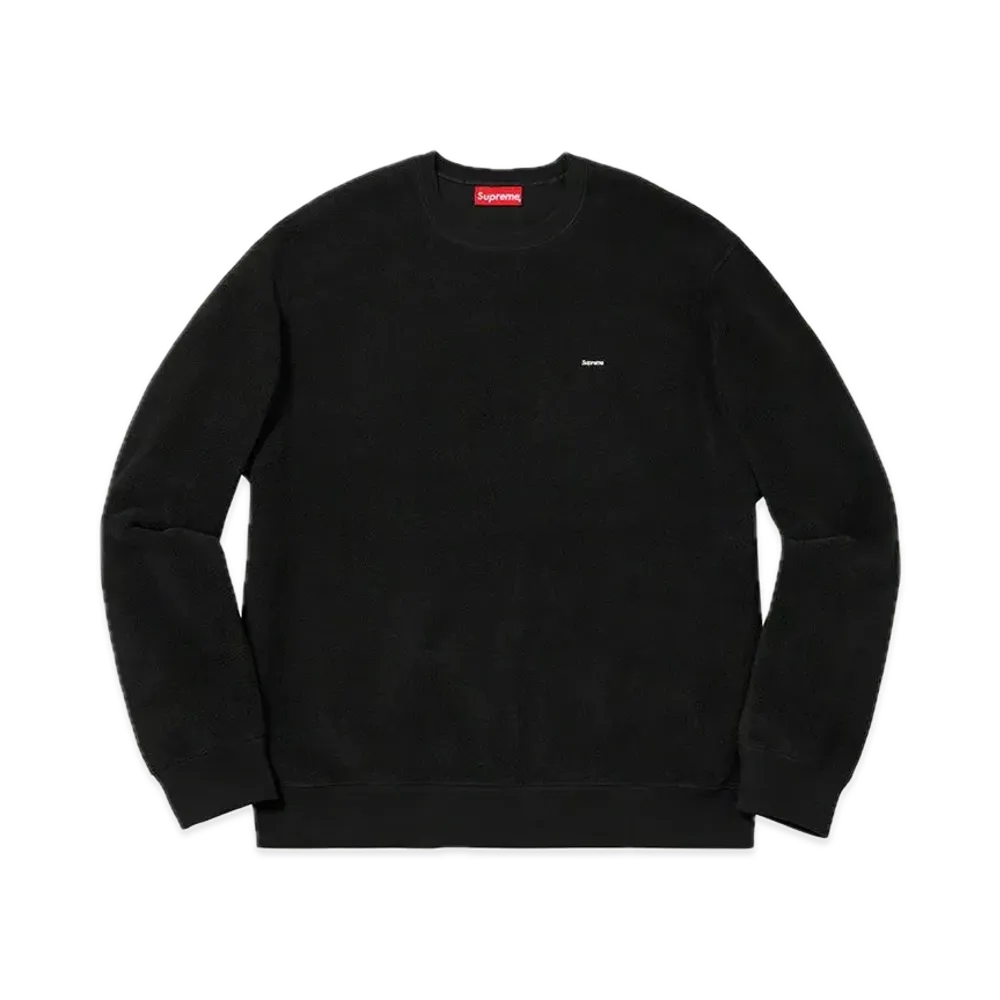 Supreme Polartec Small Box Crewneck "Black"