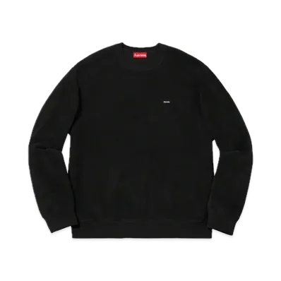 Supreme Polartec Small Box Crewneck "Black"