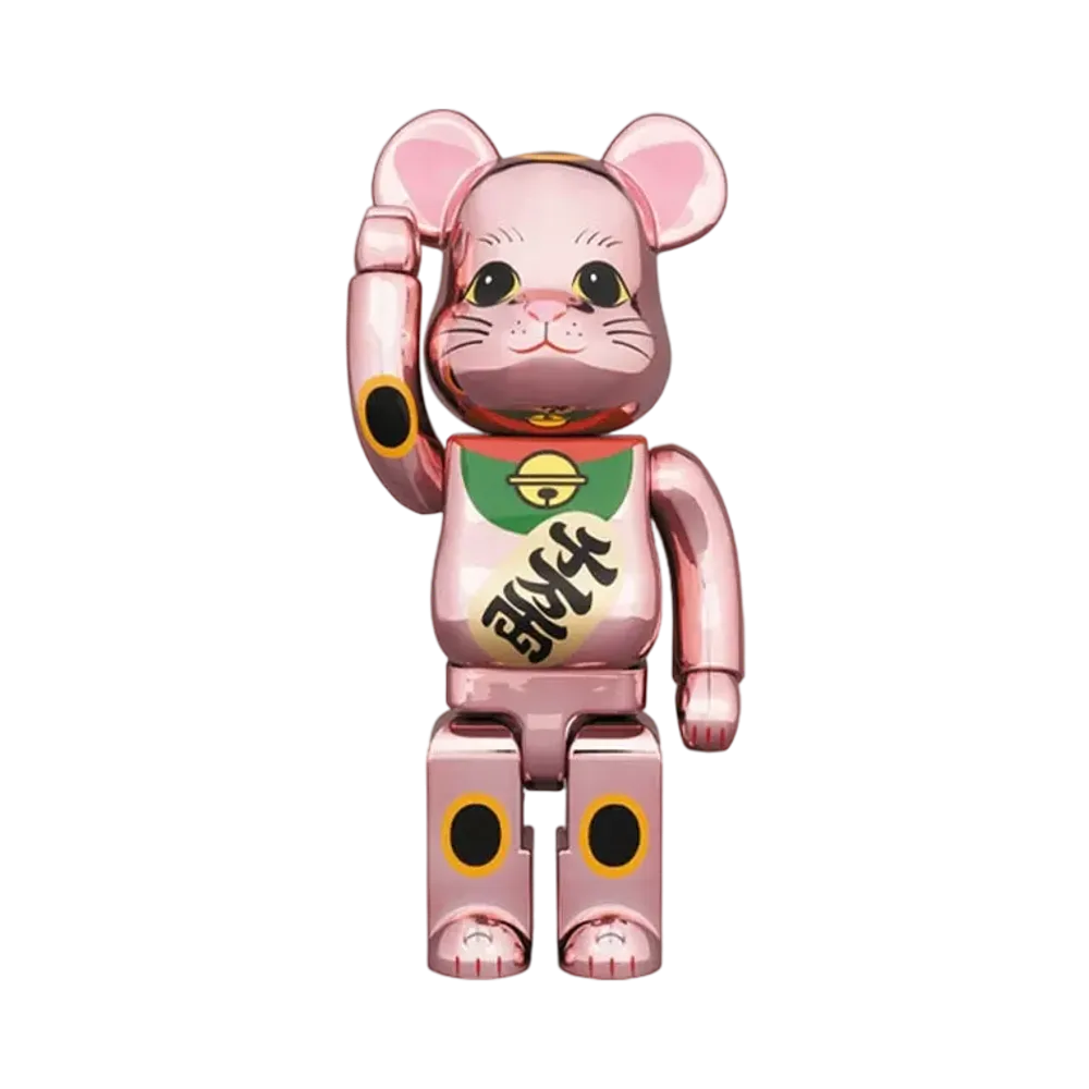 Bearbrick Maneki Neko Gold Plated 400%