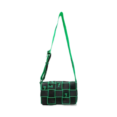 Bottega Veneta Webbing "Black/Parakeet"