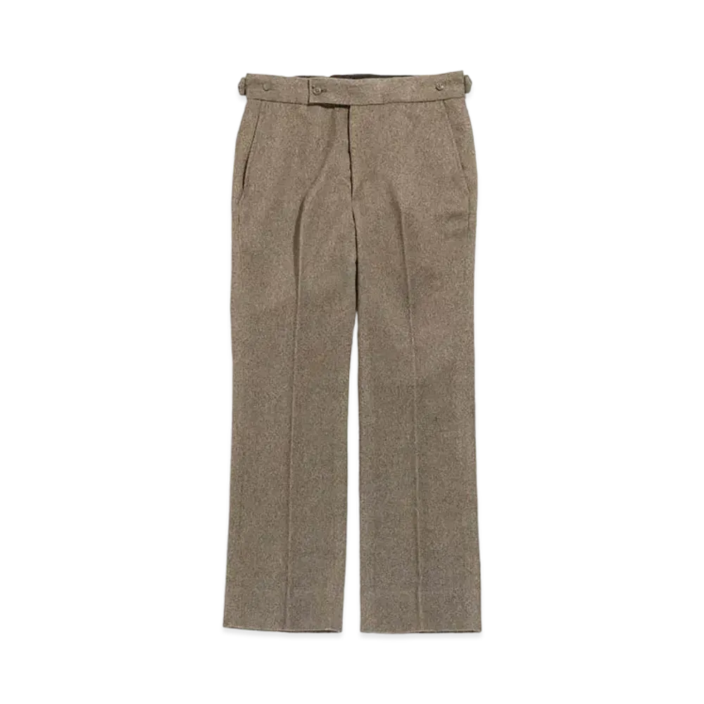 Needles SIDE TAB TROUSER - POLY SERGE "Beige"