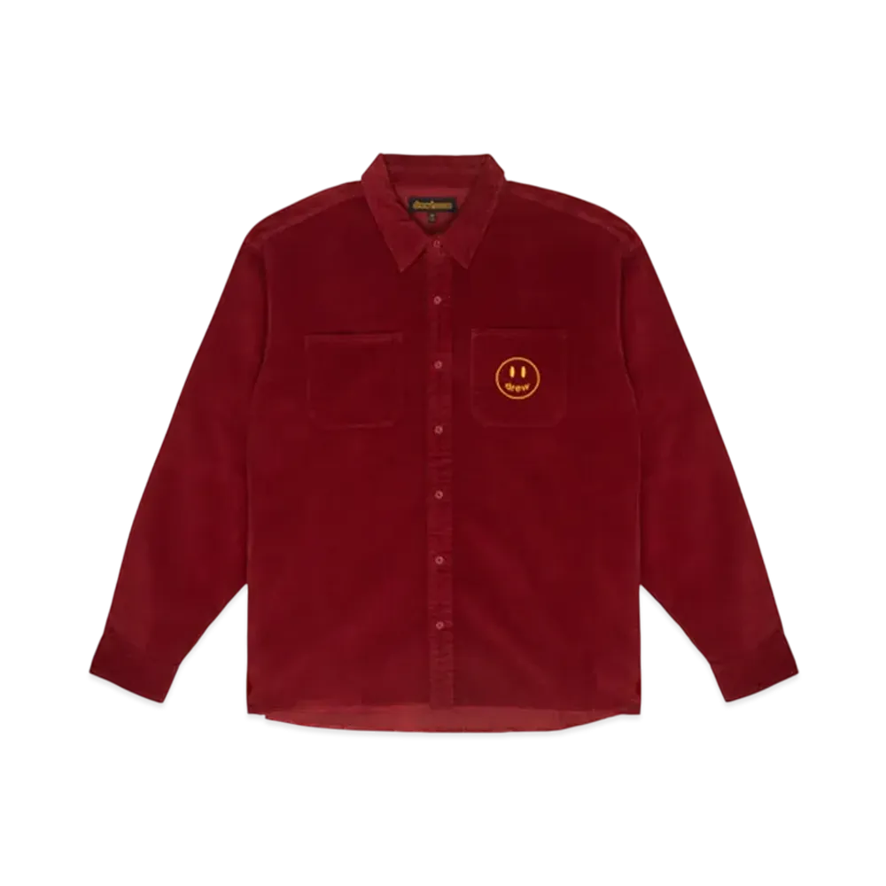 Drew House Corduroy Ls Shirt "Burgundy"