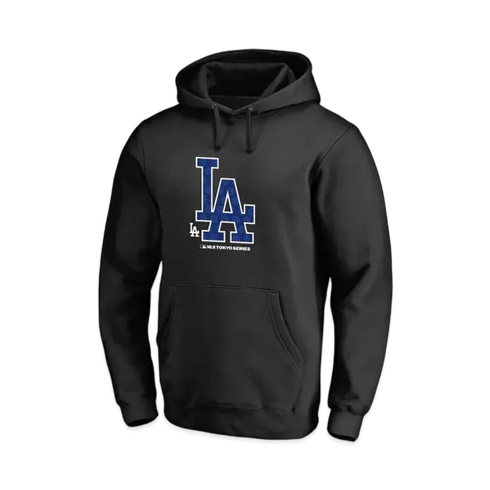 MLB Fanatics MLB Tokyo Series Opening Game Team Logo Hoodie Parka Los Angeles Dodgers "Black"
