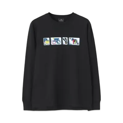 Paul Smith Ps Icon Long Sleeve Tee "Black"