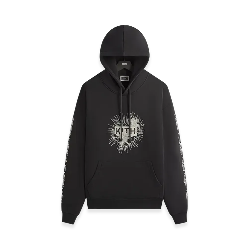 Kith Beaded Angel Nelson Hoodie "Black"