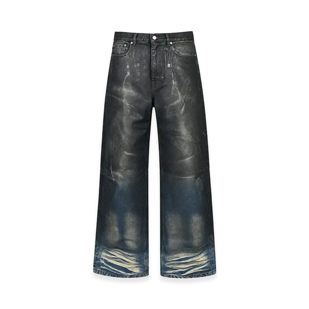 BREATH Coating Denim Pants "Indigo"