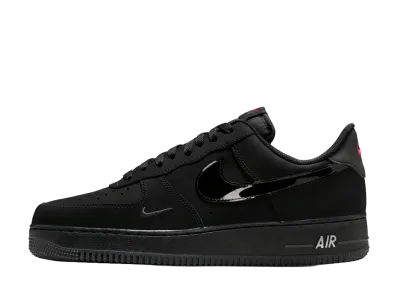Nike Air Force 1 Low "Black Patent Swoosh"