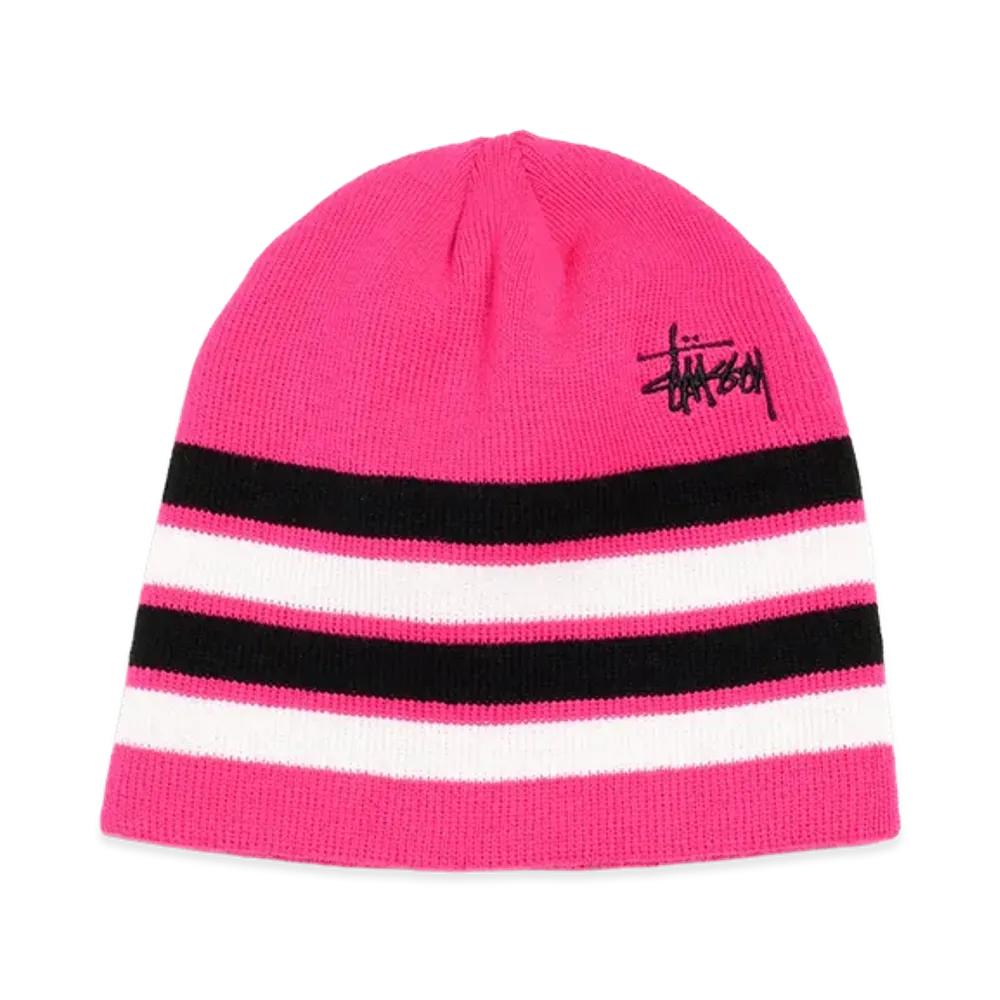 Stussy Basic Stripe Skullcap "Dragonfruit"