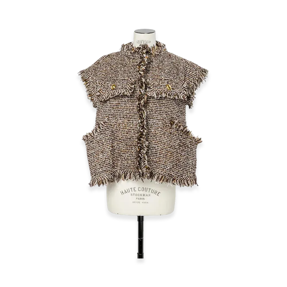 sacai Tweed Jacket "Brown"