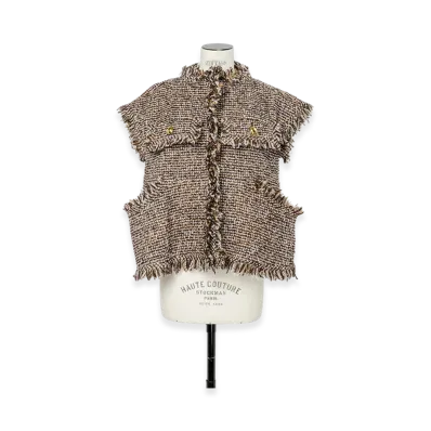 sacai Tweed Jacket "Brown"