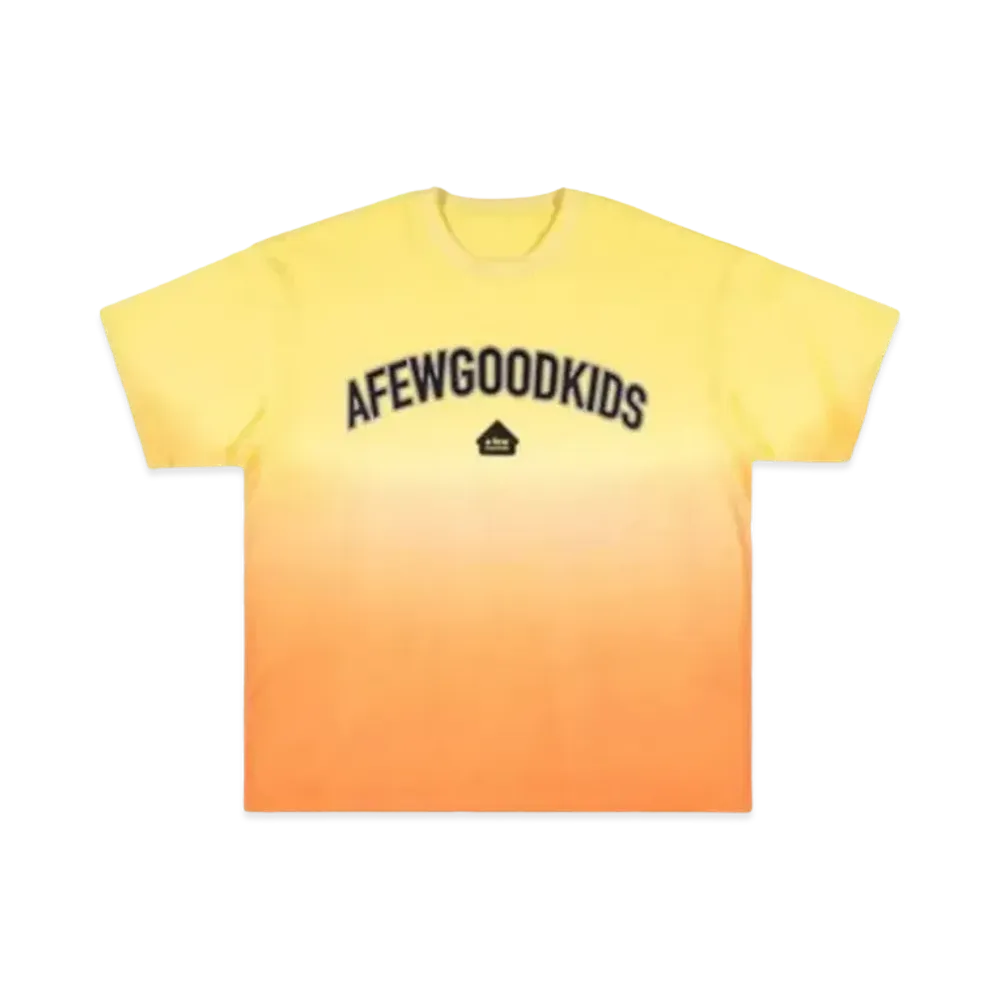 A FEW GOOD KIDS Two-Tone Color Tee "Orange"