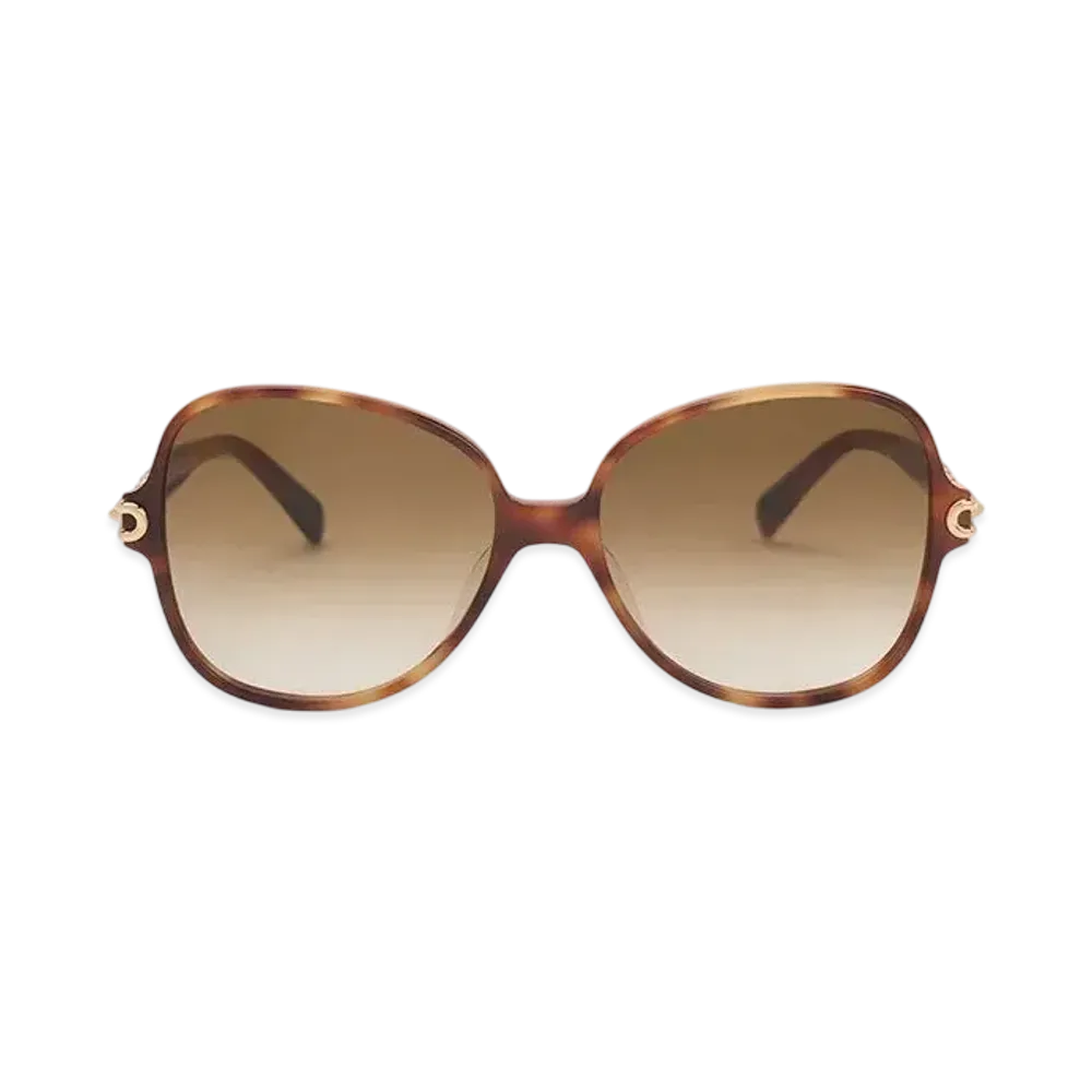 CHARLES & KEITH Chain-Link Oversized Butterfly Sunglasses "T.Shell"